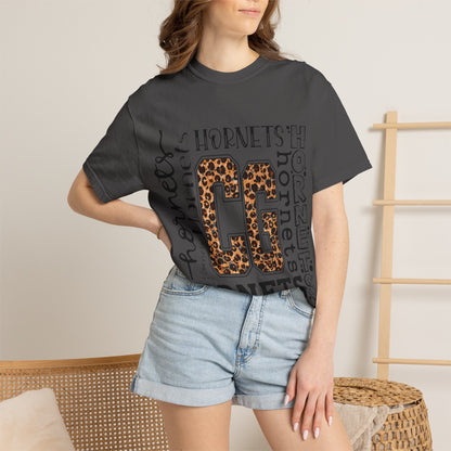 CG Hornets Spirit Leopard Print Graphic Tee | School Spirit