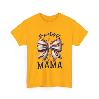 Baseball Mama T-Shirt – Mom Bow Soft Cotton Tee