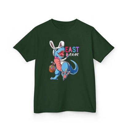 Kids 'Beast of Easter' Dino Bunny T‑Shirt — Cute Easter Dino with Basket