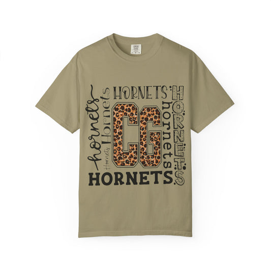 CG Hornets Spirit Leopard Print Graphic Tee | School Spirit
