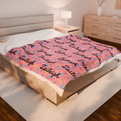 Cozy Velveteen Plush Blanket with 'Twilight' Design - Perfect for Gift Giving, Home Decor, Cozy Nights, and Seasonal Celebrations