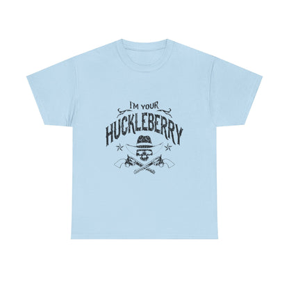 I'm Your Huckleberry T-Shirt — Vintage Western Skull & Pistols Tee