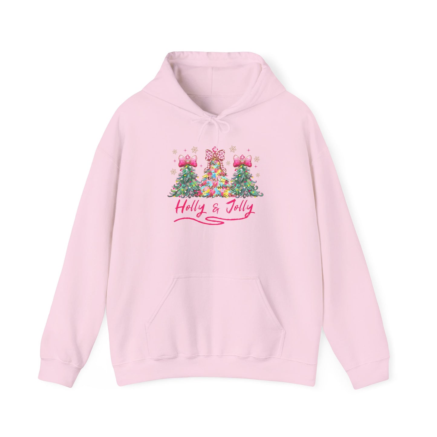 Festive Holly & Jolly Sweatshirt, Unisex Christmas Hoodie, Holiday Gift, Cozy Sweatshirt, Winter Apparel, Casual Wear
