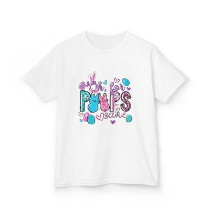 Kids Tee — "Pops" Cute Colorful Bunny Hearts Design (Children’s Graphic T-Shirt)