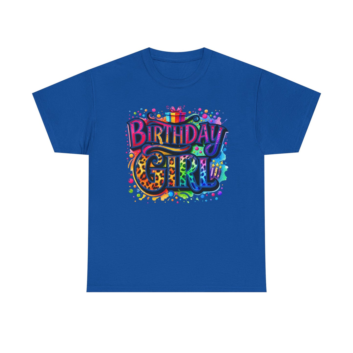 Birthday Girl T-Shirt — Colorful Party Graphic Tee for Her