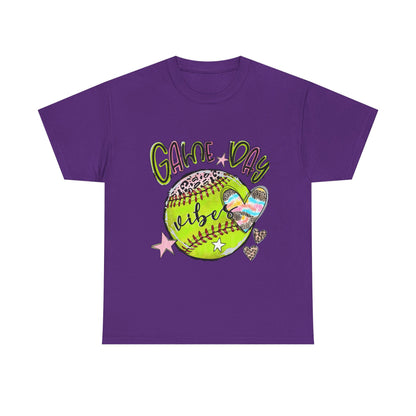 Softball- Game Day- Unisex Heavy Cotton Tee
