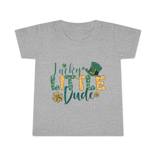 St. Patrick's Day Toddler T-Shirt — Lucky Little Dude Graphic Tee