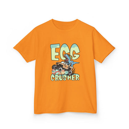 Kids T‑Shirt — 'Egg Crusher' Cartoon Truck Easter Tee