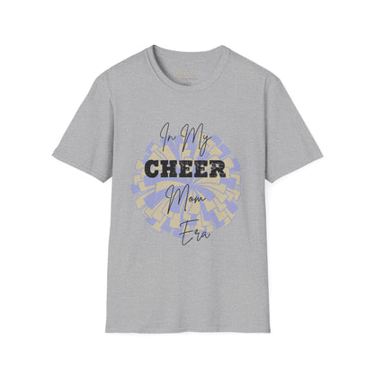 Cheer Mom T-Shirt — "In My Cheer Mom Era" Pom-Pom Graphic Tee