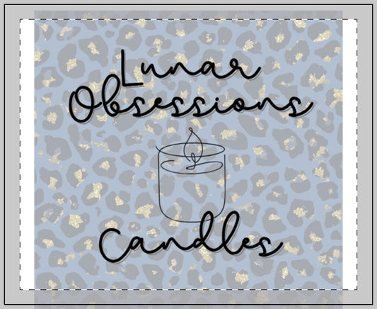 Lunar Obsessions Glass Candle, 11oz | Trendy Home Decor, Relaxation Gift, Self-Care Essential, Eco-Friendly Candle, Modern Aroma