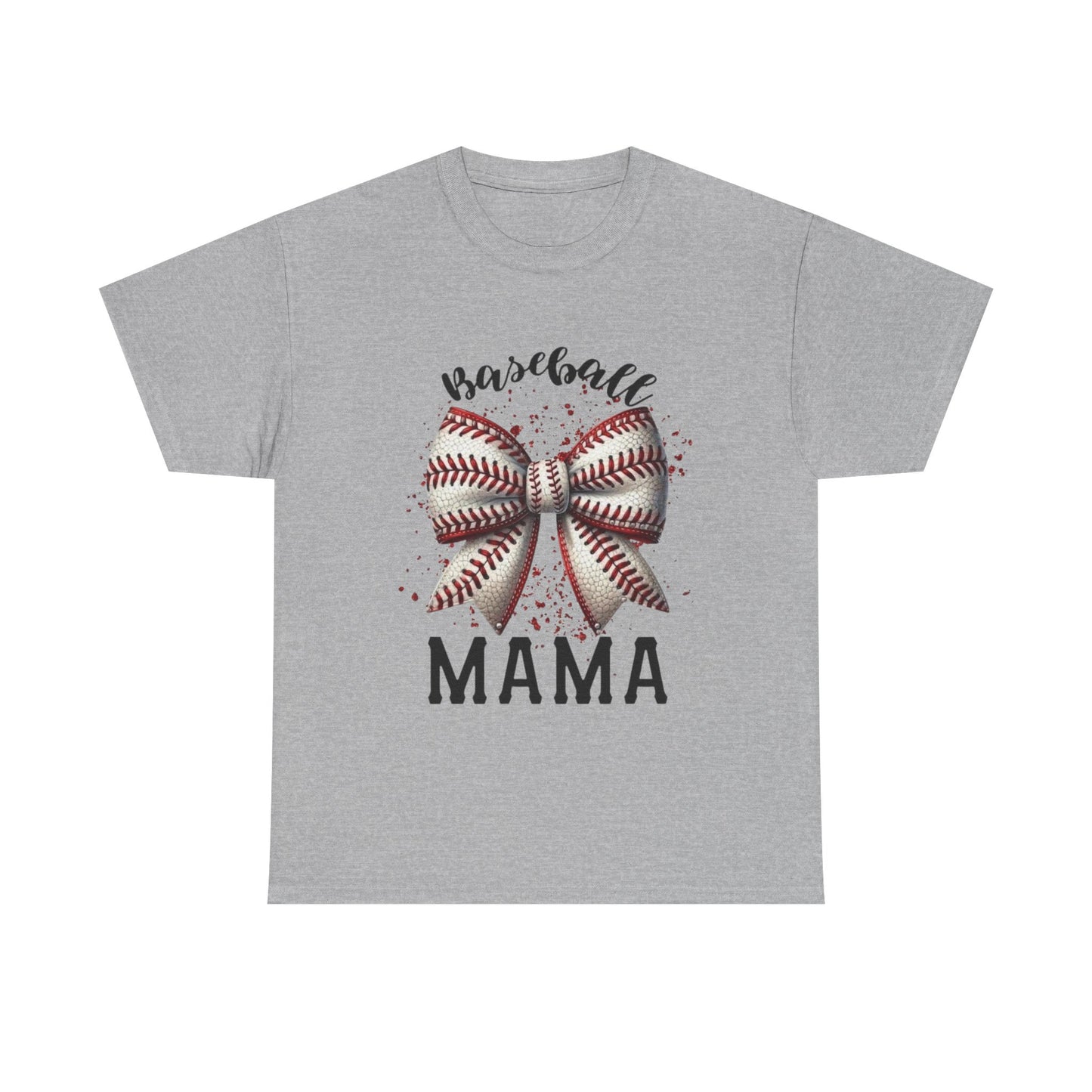 Baseball Mama T-Shirt – Mom Bow Soft Cotton Tee
