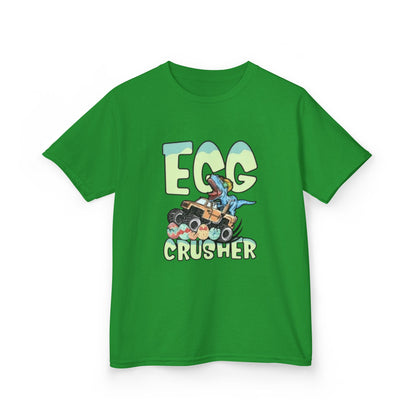 Kids T‑Shirt — 'Egg Crusher' Cartoon Truck Easter Tee