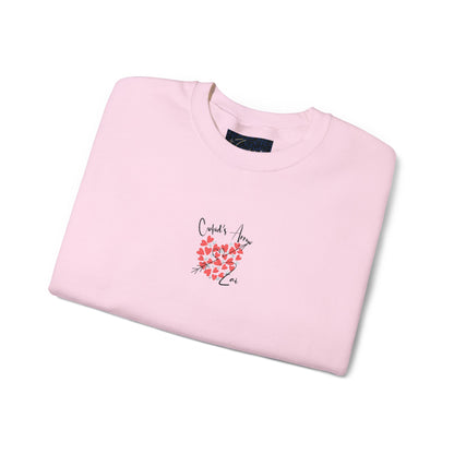 Embroidered Cupid's Arrow Merch-  Crewneck Sweatshirt