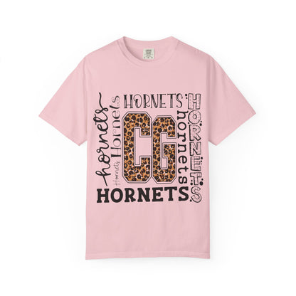 CG Hornets Spirit Leopard Print Graphic Tee | School Spirit