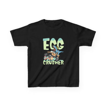 Kids T‑Shirt — 'Egg Crusher' Cartoon Truck Easter Tee