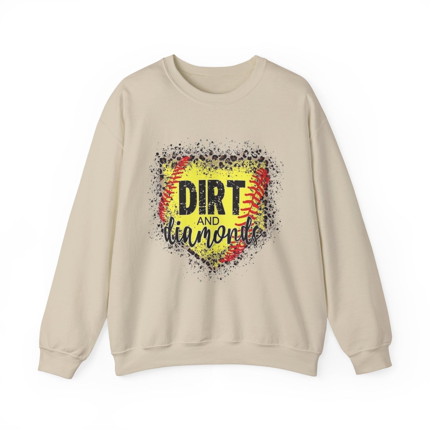 Dirt and Diamonds Sweatshirt — Baseball-Inspired Crewneck for Players & Fans