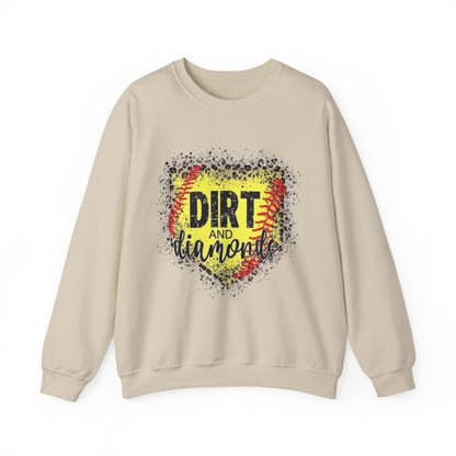 Dirt and Diamonds Sweatshirt — Baseball-Inspired Crewneck for Players & Fans