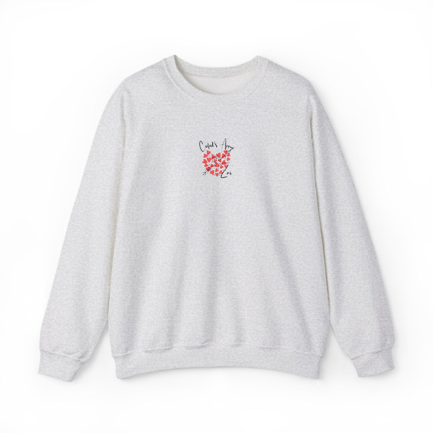 Embroidered Cupid's Arrow Merch-  Crewneck Sweatshirt