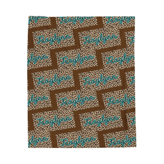 Personalized- Cozy Velveteen Plush Blanket for Home