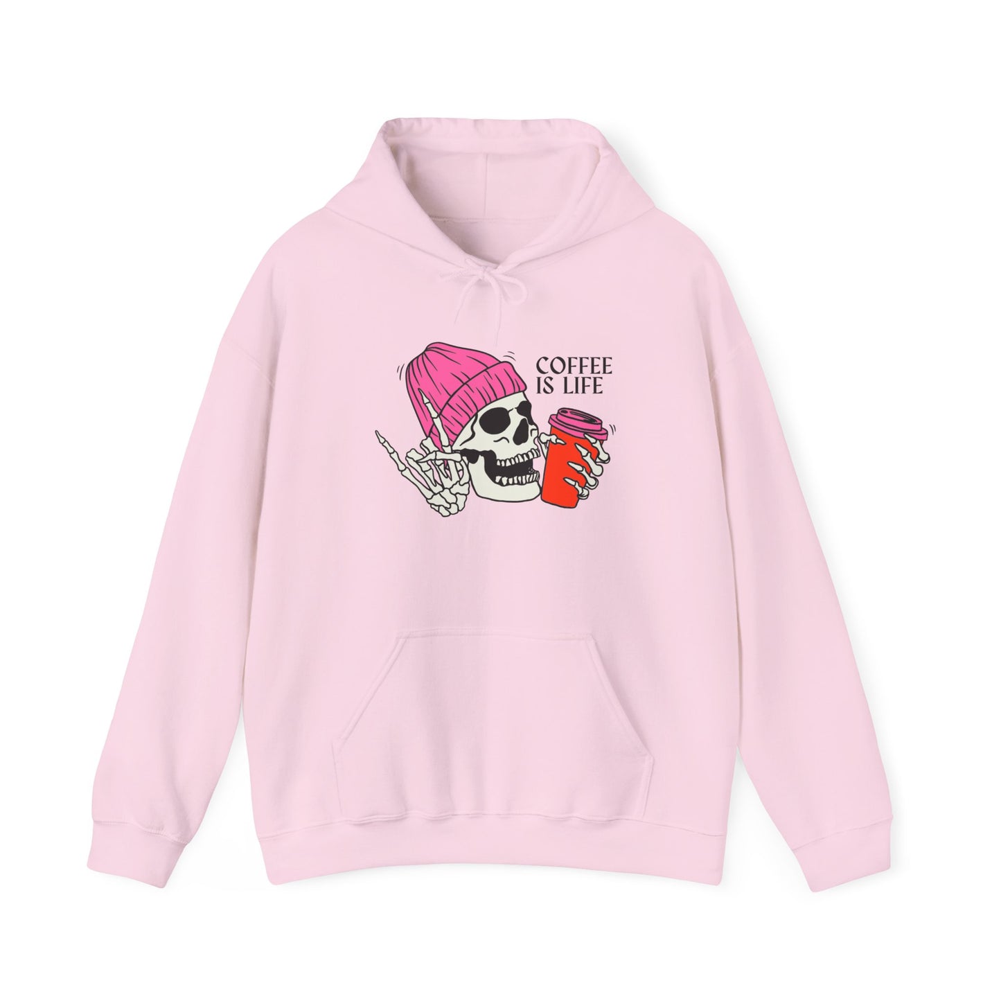 Coffee Is Life Hoodie - Cozy Unisex Sweatshirt for Coffee Lovers, Ideal Gift for Birthdays, Holidays, or Everyday Wear