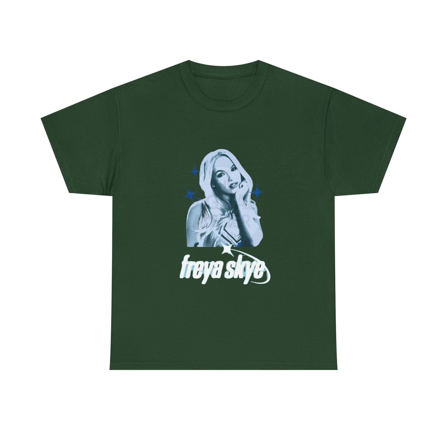 Freya Skye Graphic Tee — Retro Pop Star Portrait Shirt