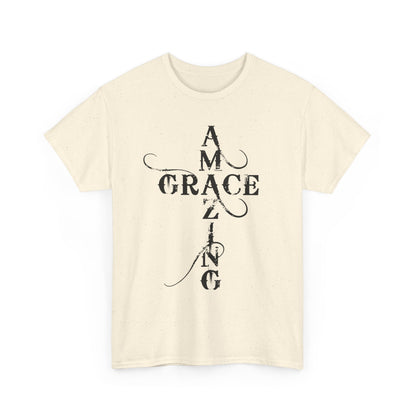 T‑Shirt — “Amazing Grace” Cross Design / “How Sweet the Sound?” Inspirational Gospel Tee