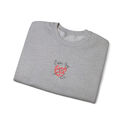 Embroidered Cupid's Arrow Merch-  Crewneck Sweatshirt
