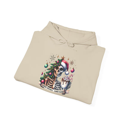 Sorta scary,  sorta merry. Unisex Heavy Blend™ Hooded Sweatshirt