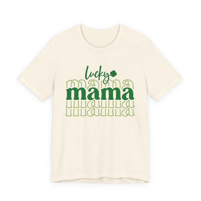 Lucky Mama T‑Shirt — St. Patrick’s Day Green Mama Tee