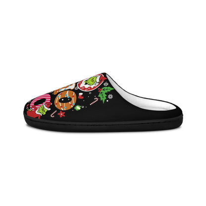 Grinch-Themed Women's Indoor Slippers,