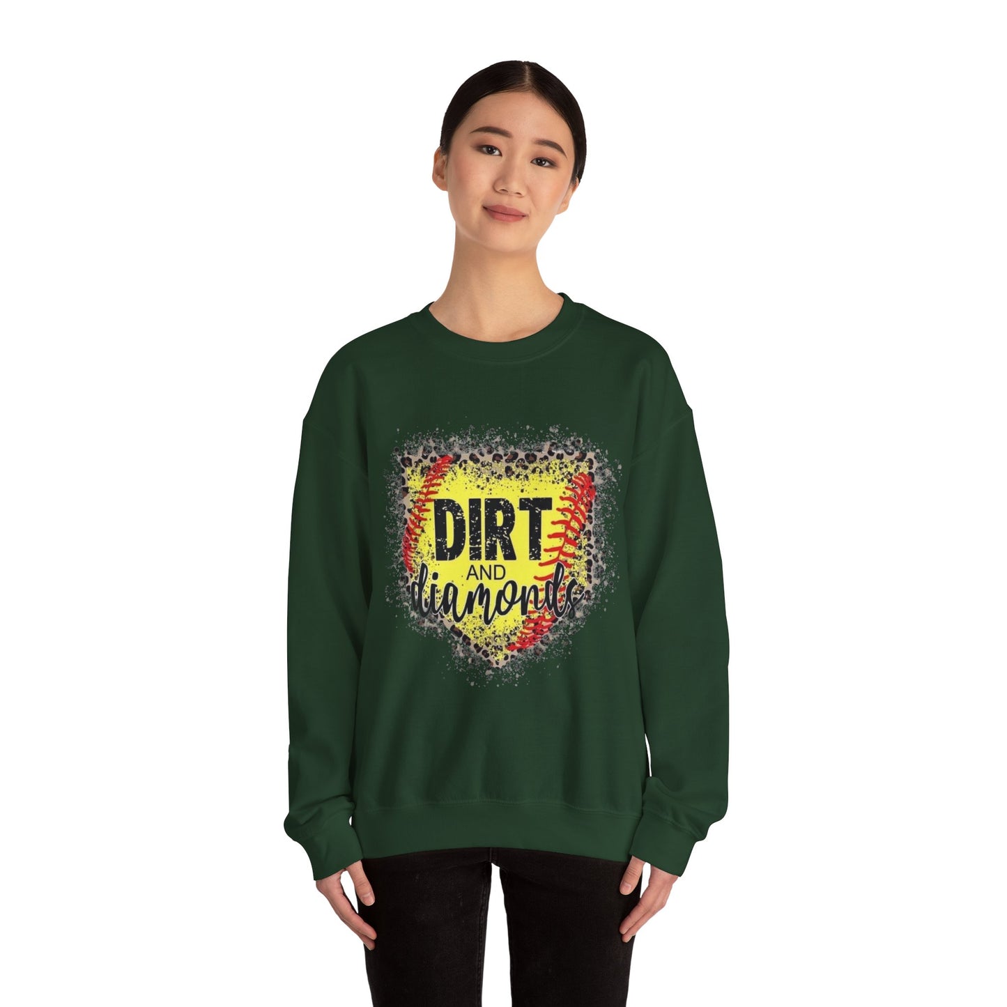 Dirt and Diamonds Sweatshirt — Baseball-Inspired Crewneck for Players & Fans