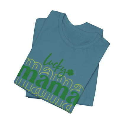Lucky Mama T‑Shirt — St. Patrick’s Day Green Mama Tee