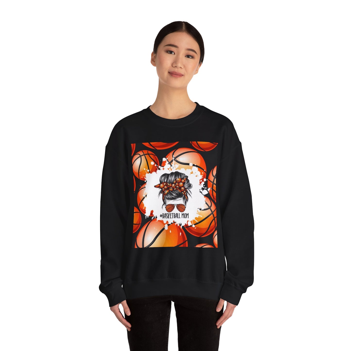 Stylish Basketball Mom Sweatshirt