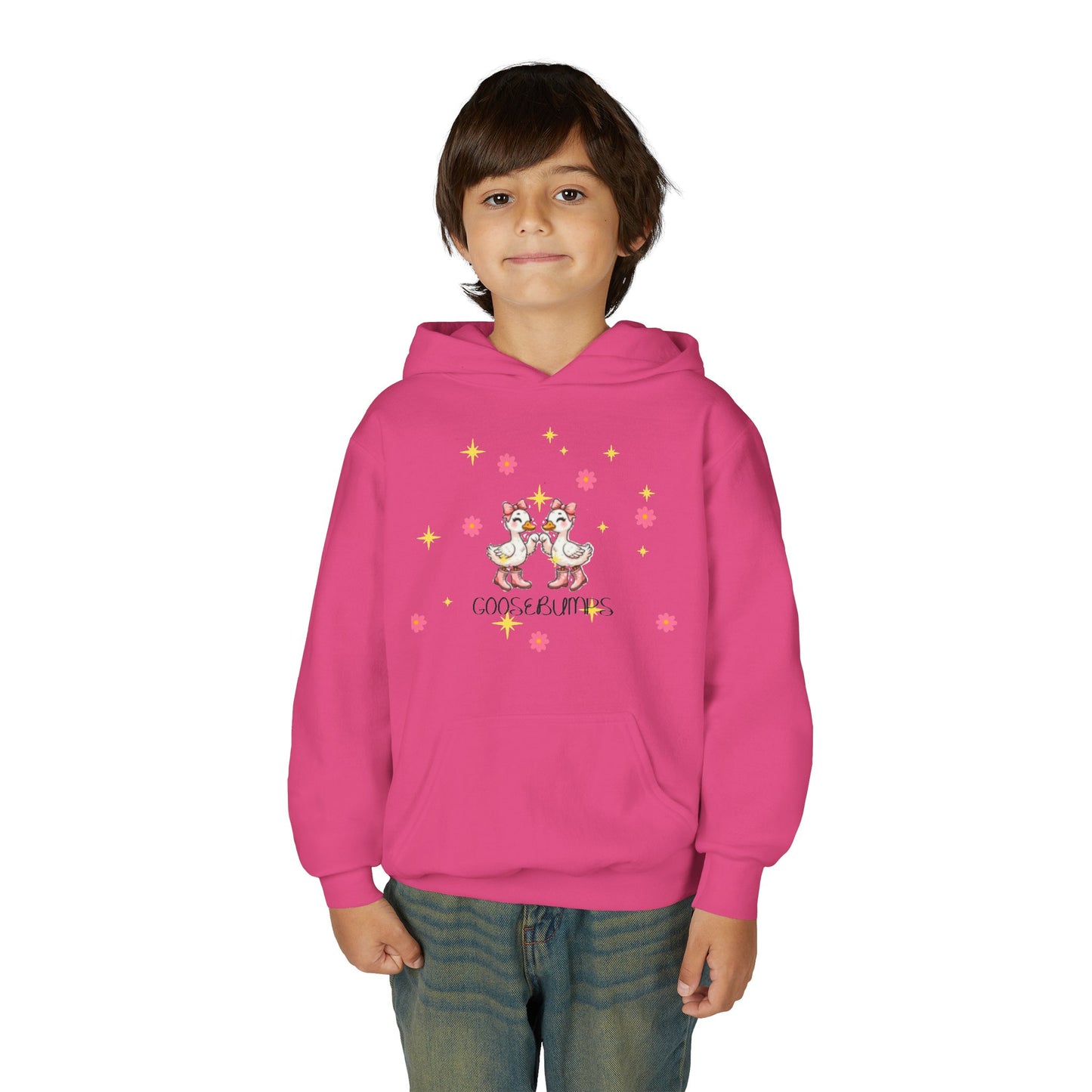 Goose Bumps! Youth Hoodie, Pet Lover Gift, Spring Fashion, Kids Sweatshirt, Birthday Present, Adorable Animal Design
