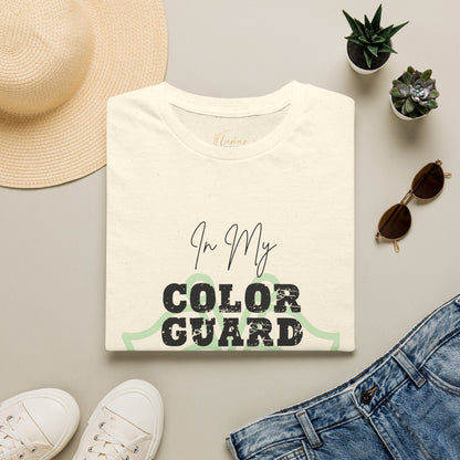 Color Guard T-Shirt — "In My Color Guard" Script & Bold Logo