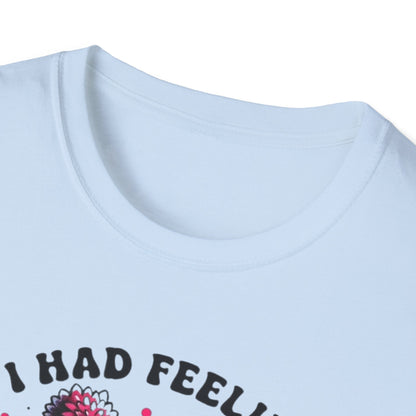 Skeleton Coffee Tee - "If I Had Feelings They'd Be For You" Graphic T-Shirt