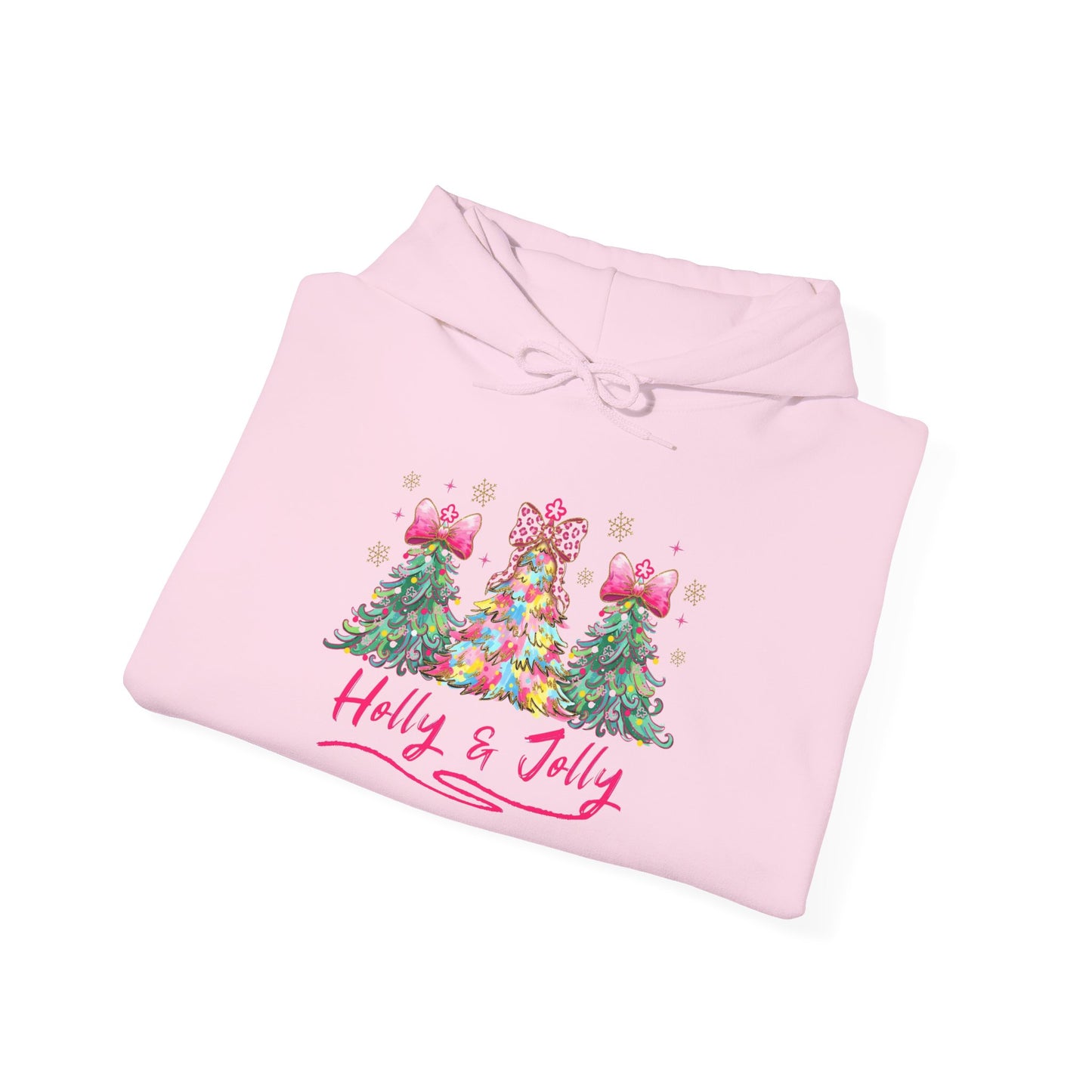 Festive Holly & Jolly Sweatshirt, Unisex Christmas Hoodie, Holiday Gift, Cozy Sweatshirt, Winter Apparel, Casual Wear