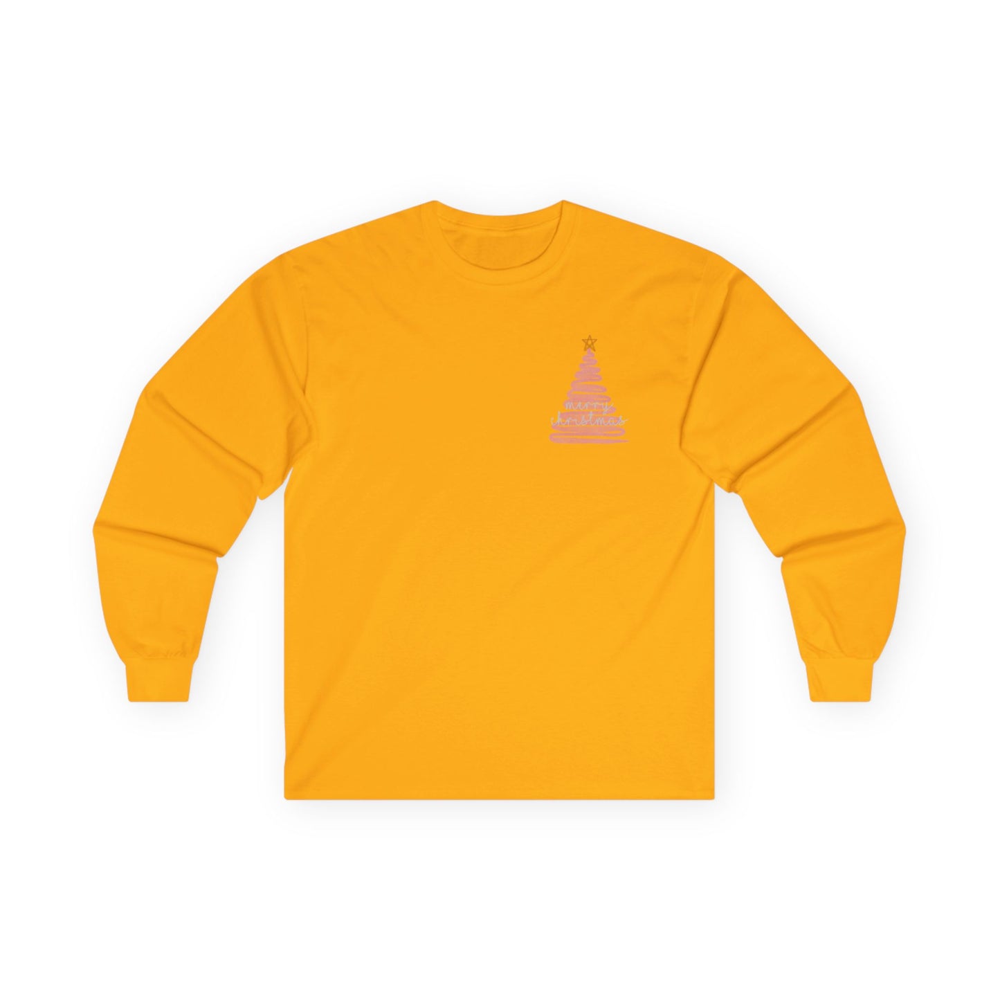 Pink Christmas Unisex Ultra Cotton Long Sleeve Tee
