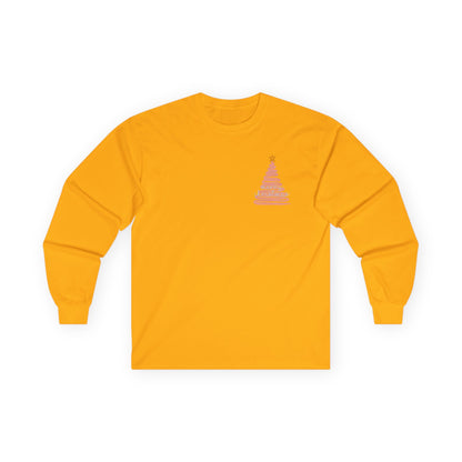 Pink Christmas Unisex Ultra Cotton Long Sleeve Tee