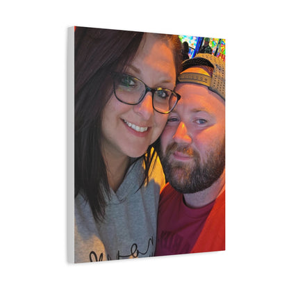 Personalized Stretched Canvas Print, Custom Wall Art, Home Decor, Gift for Couples, Anniversary, Homewarming
