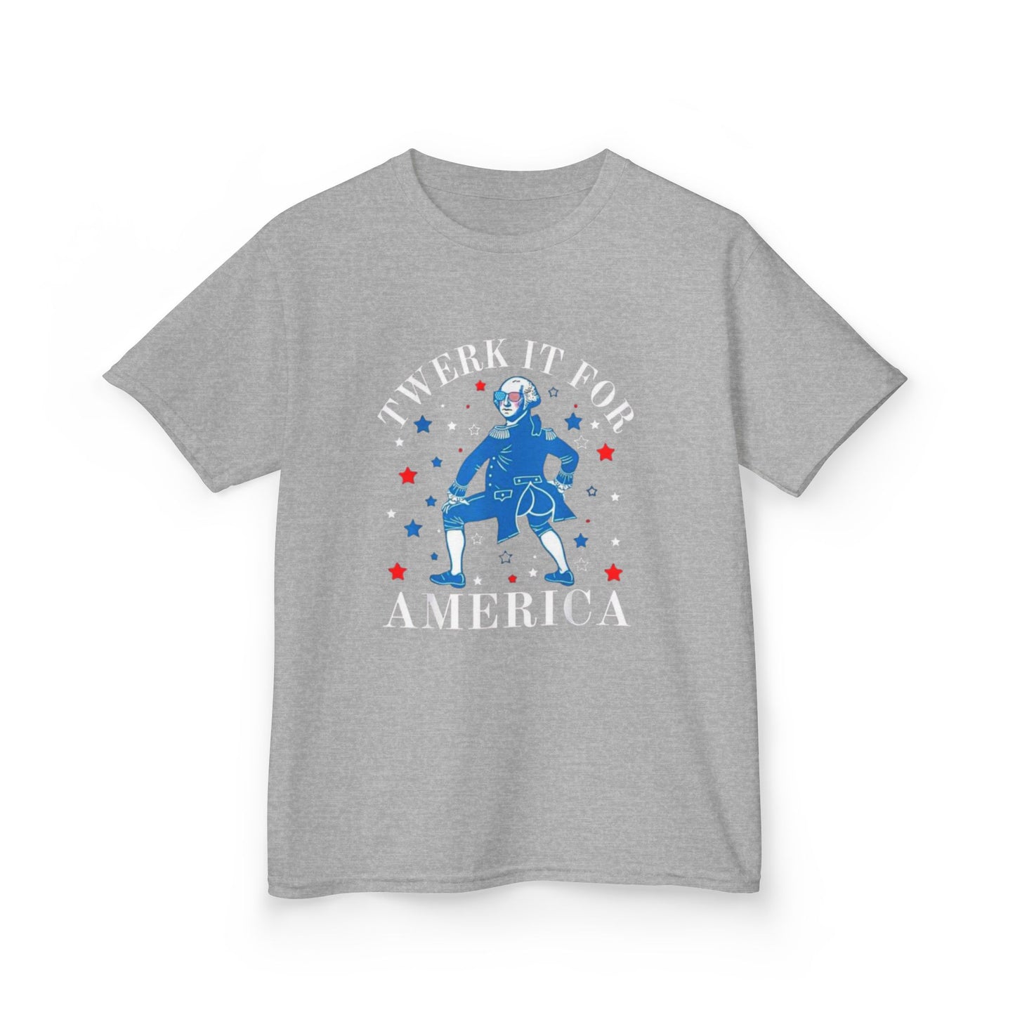 Kids T-Shirt - "Twerk It For America" Patriotic 4th of July Dance Tee