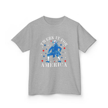 Kids T-Shirt - "Twerk It For America" Patriotic 4th of July Dance Tee