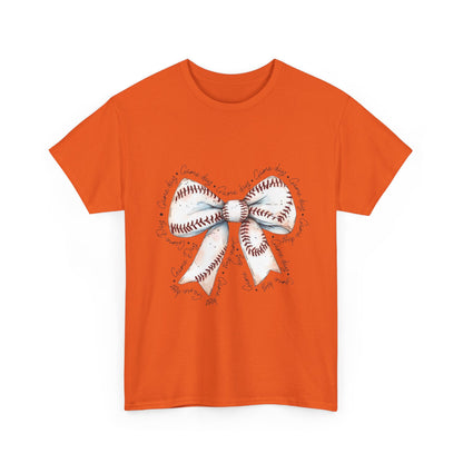 Bow Stitch Tee — Cute Hand-Drawn Ribbon Graphic T-Shirt