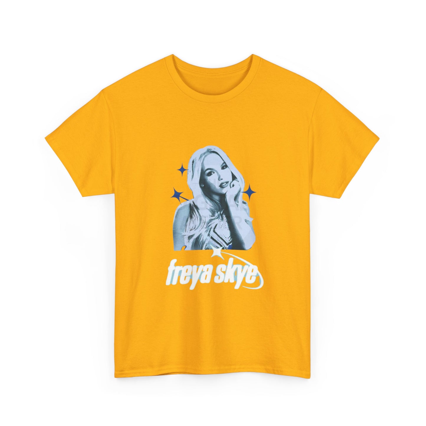 Freya Skye Graphic Tee — Retro Pop Star Portrait Shirt