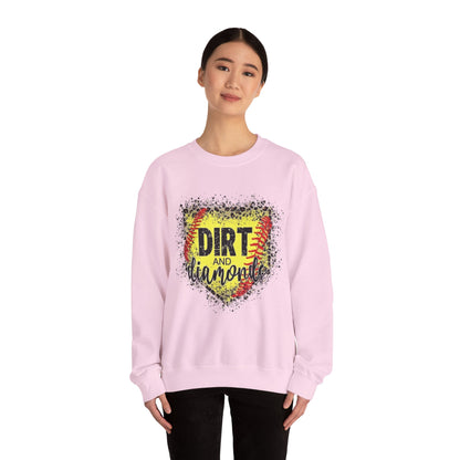 Dirt and Diamonds Sweatshirt — Baseball-Inspired Crewneck for Players & Fans