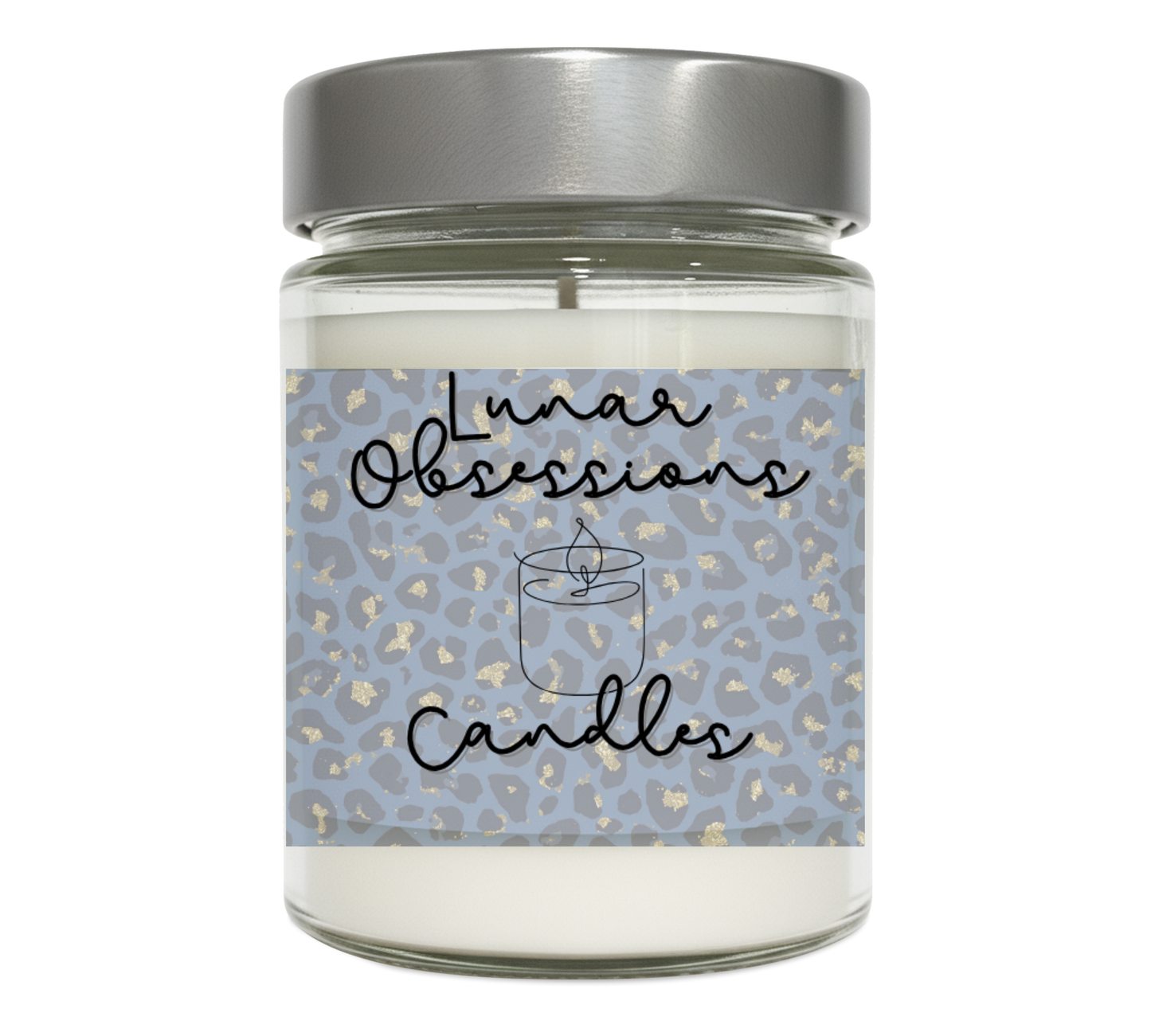 Lunar Obsessions 9oz Soy Candle — Moonlit Botanical Jar Candle