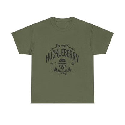 I'm Your Huckleberry T-Shirt — Vintage Western Skull & Pistols Tee