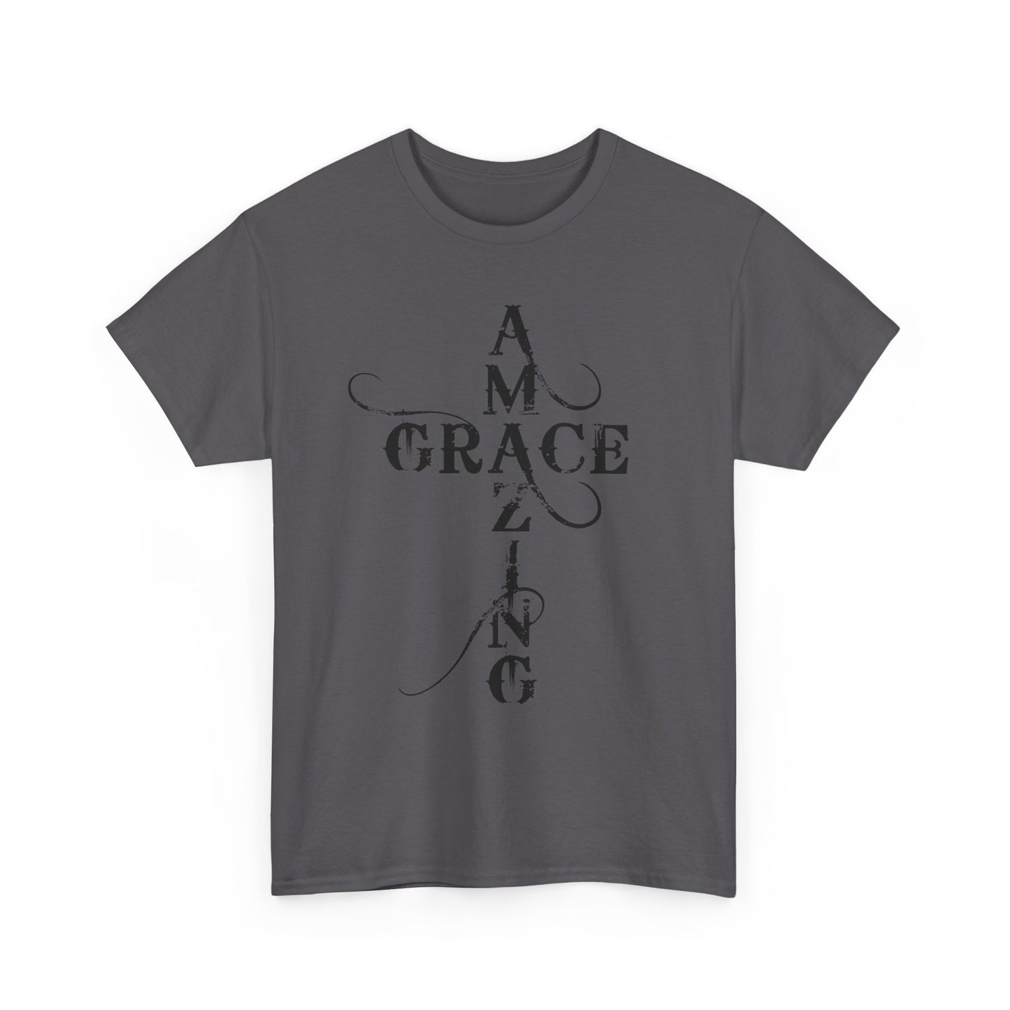 T‑Shirt — “Amazing Grace” Cross Design / “How Sweet the Sound?” Inspirational Gospel Tee