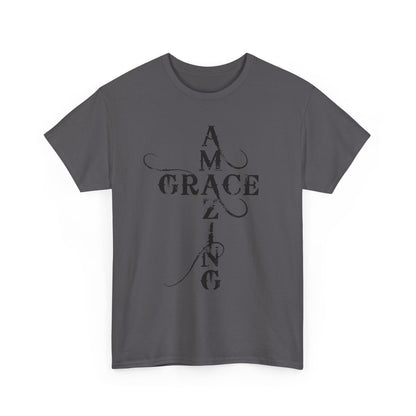 T‑Shirt — “Amazing Grace” Cross Design / “How Sweet the Sound?” Inspirational Gospel Tee