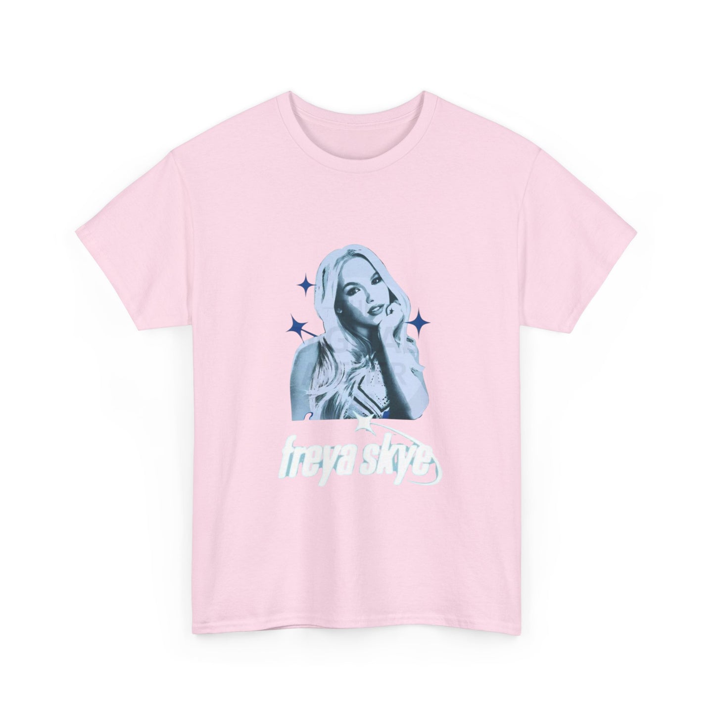 Freya Skye Graphic Tee — Retro Pop Star Portrait Shirt
